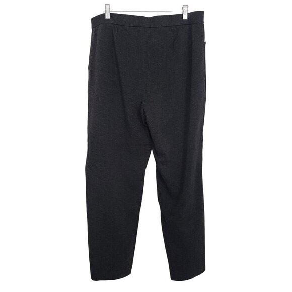 J Jill Ponte Slim Leg Pants Stretch Black Pockets Pull On Womens Size Large - Picture 6 of 11